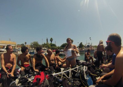 staff diving center siracusa preparazione